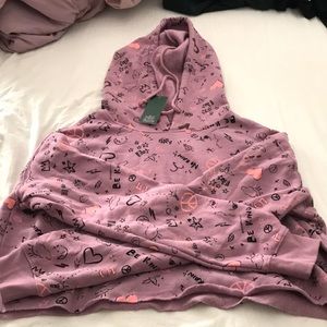 Wild fable L in kids cropped hoodie